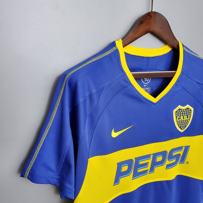 Boca Juniors Local Retro 2004 Versión Fan