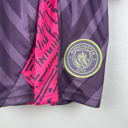 Manchester City Kit Niños Portero Morado 2023/24