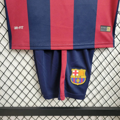 Barcelona Retro Kit Niños Local 2014/15