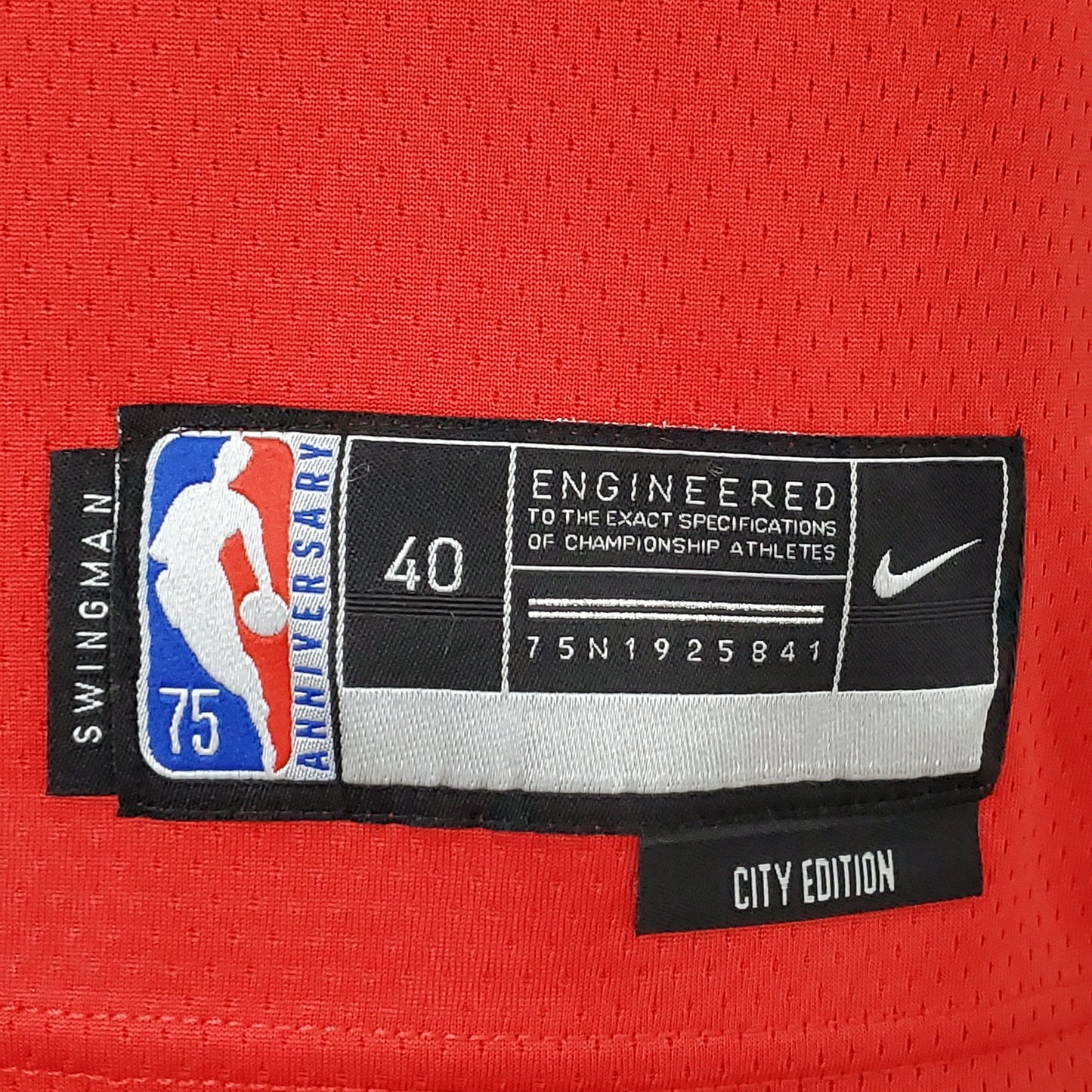 Chicago Bulls City Edition Roja NBA 75 Aniversario