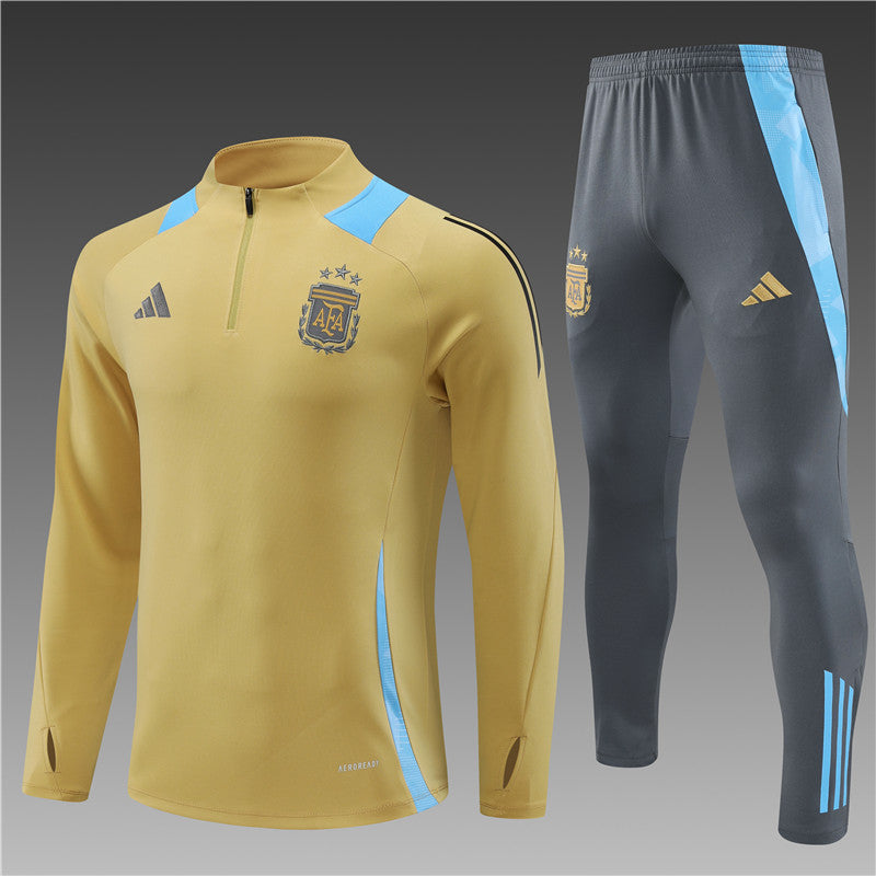 Buzo Completo Argentina Dorado