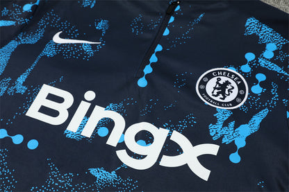 Buzo Completo Chelsea Diseño Celeste