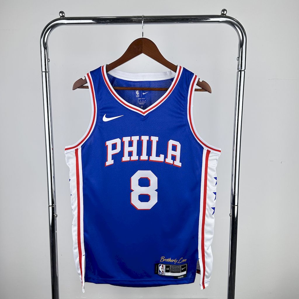 Philadelphia 76ers 2023 Camiseta Azul NBA