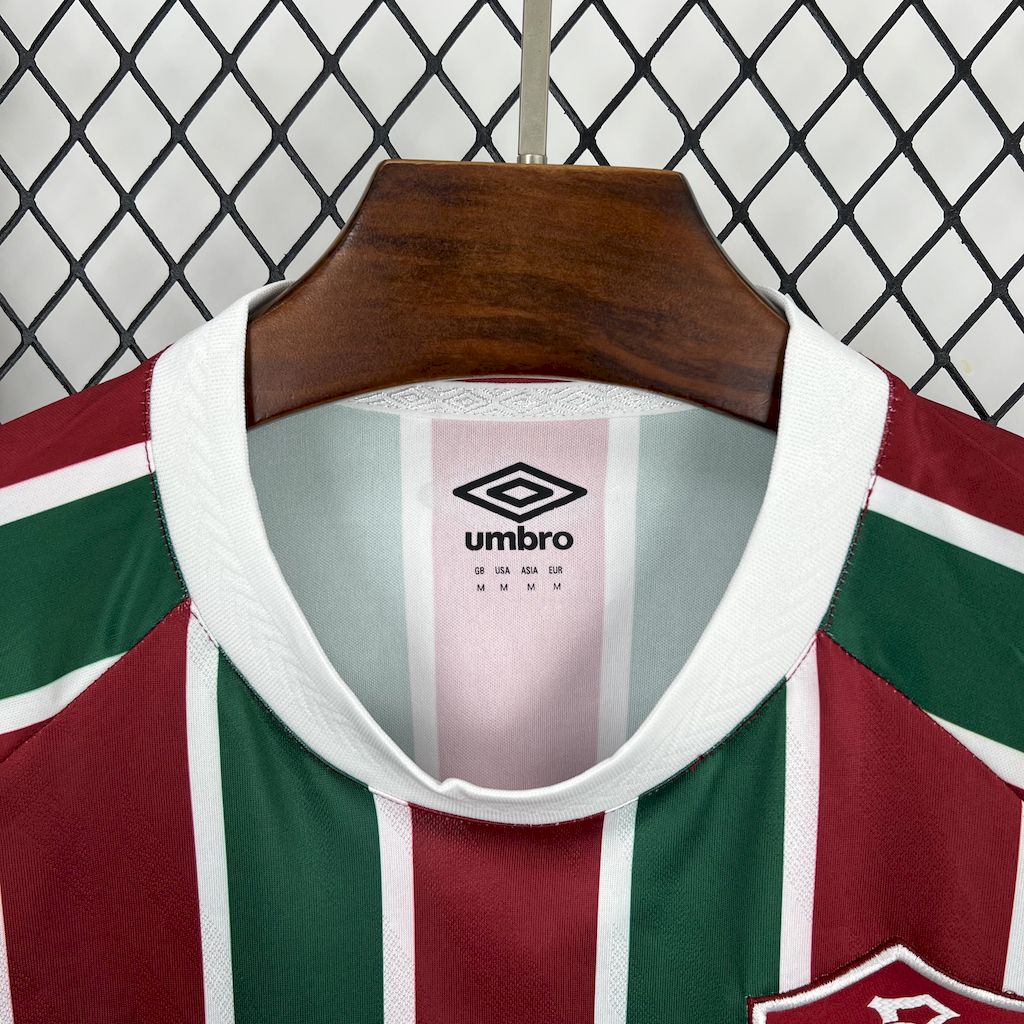 Fluminense Local Manga Larga 2025/26 Versión Fan