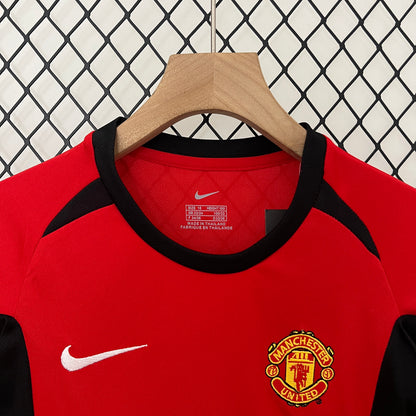 Manchester United Retro Kit Niños Local 2002/04