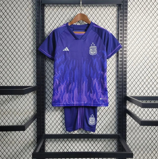 Argentina Kit Niños Visitante 2022