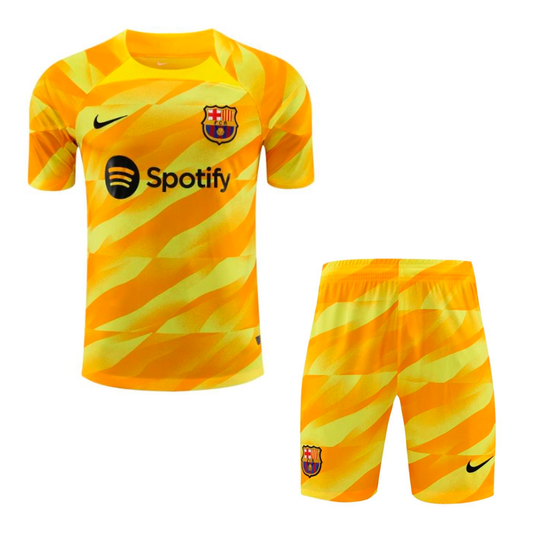 Barcelona Portero Amarillo Kit Adulto 2023/24 Versión Fan