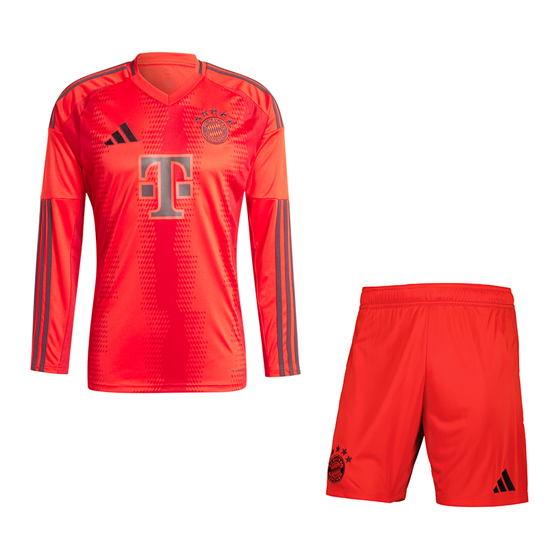 Bayern Munich Local Kit Adulto Manga Larga 2024/25 Versión Fan