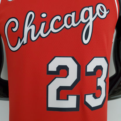 Chicago Bulls City Edition Roja NBA 75 Aniversario