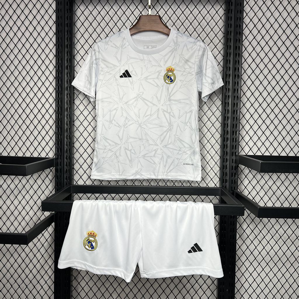 Real Madrid Kit Niños Pre Partido 2024/25