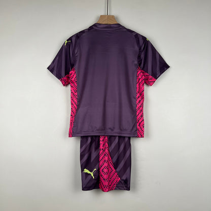 Manchester City Kit Niños Portero Morado 2023/24