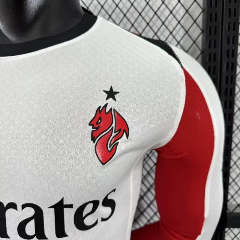 AC Milan Visita Manga Larga 2025/26 Versión Jugador