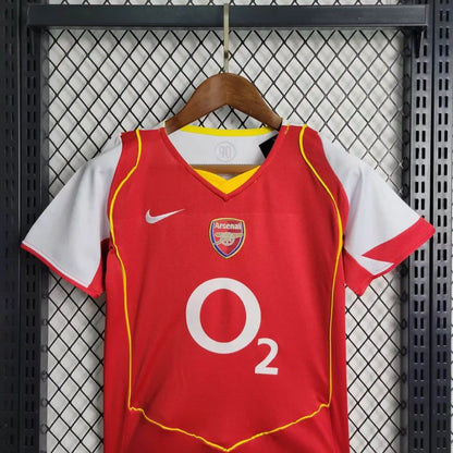 Arsenal Retro Kit Niños Local 2004/05