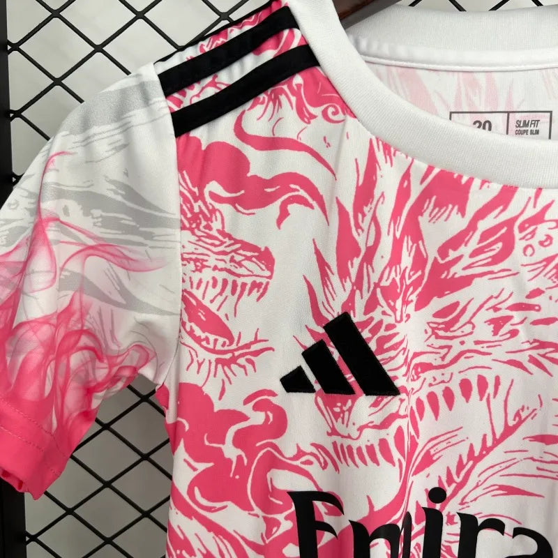 Real Madrid Kit Niños Edición Especial Rosada 2025/26