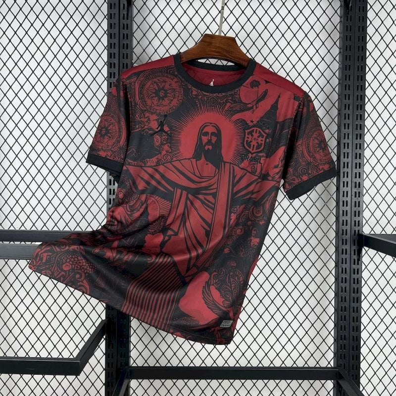 Brasil "Jordan Rojo y Negro" 2025/26 Versión Fan