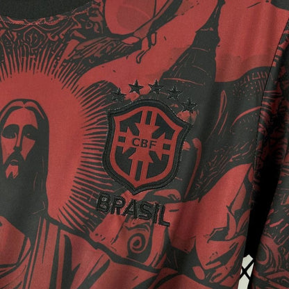 Brasil "Jordan Rojo y Negro" 2025/26 Versión Fan