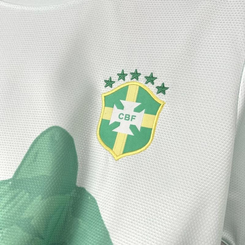 Brasil Cristo Redentor Blanca y Verde 2025/26 Versión Fan