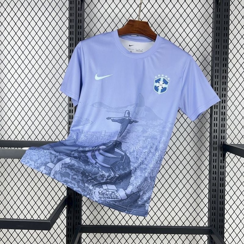 Brasil Cristo Redentor Violeta Claro 2025/26 Versión Fan