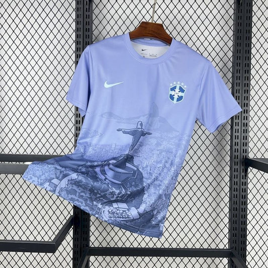 Brasil Cristo Redentor Violeta Claro 2025/26 Versión Fan