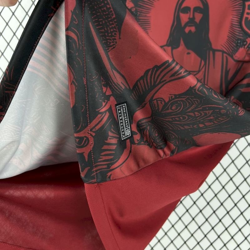 Brasil "Jordan Rojo y Negro" 2025/26 Versión Fan