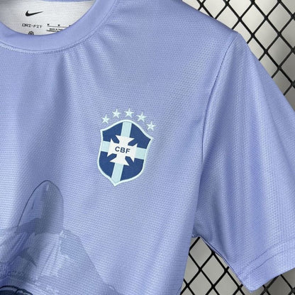Brasil Cristo Redentor Violeta Claro 2025/26 Versión Fan