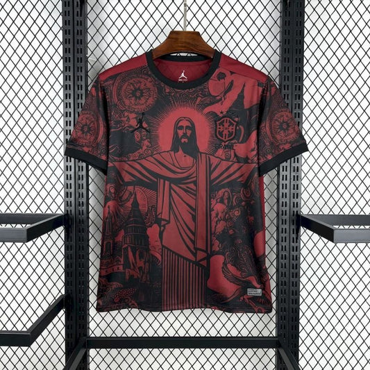 Brasil "Jordan Rojo y Negro" 2025/26 Versión Fan