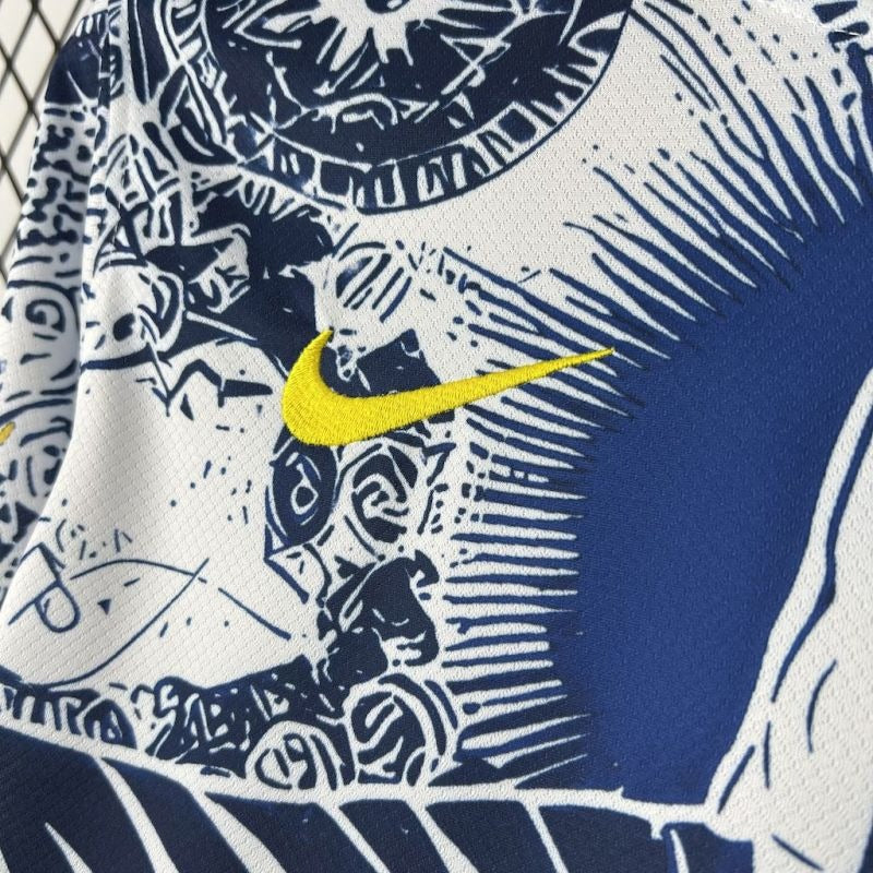 Brasil Cristo Redentor Azul y Blanco 2025/26 Versión Fan