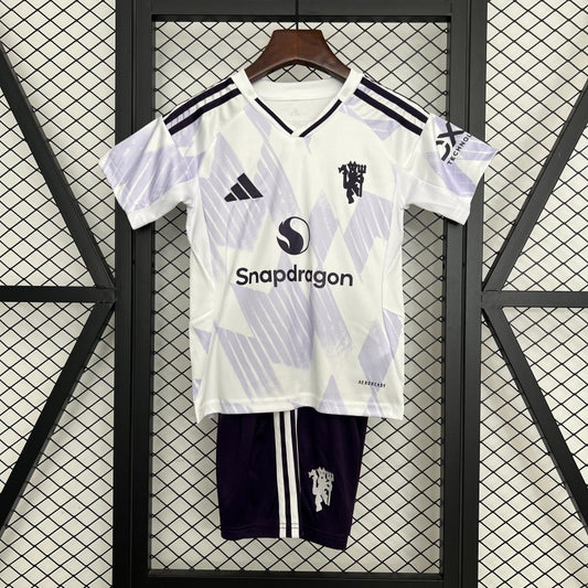 Manchester United Kit Niños Visita 2025/26