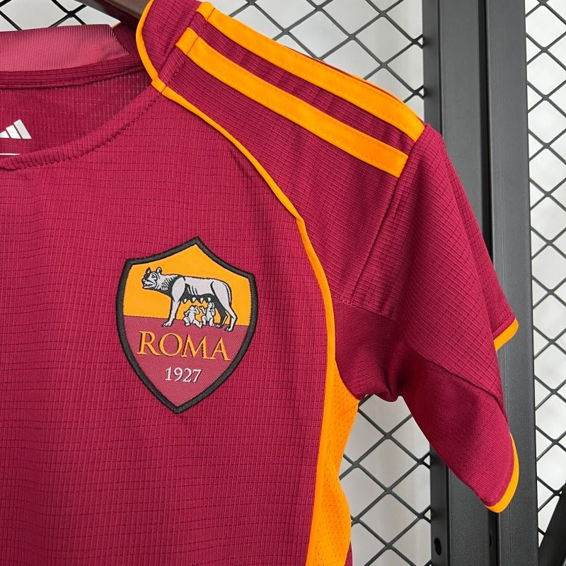 AS Roma Kit Niños Local 2025/26