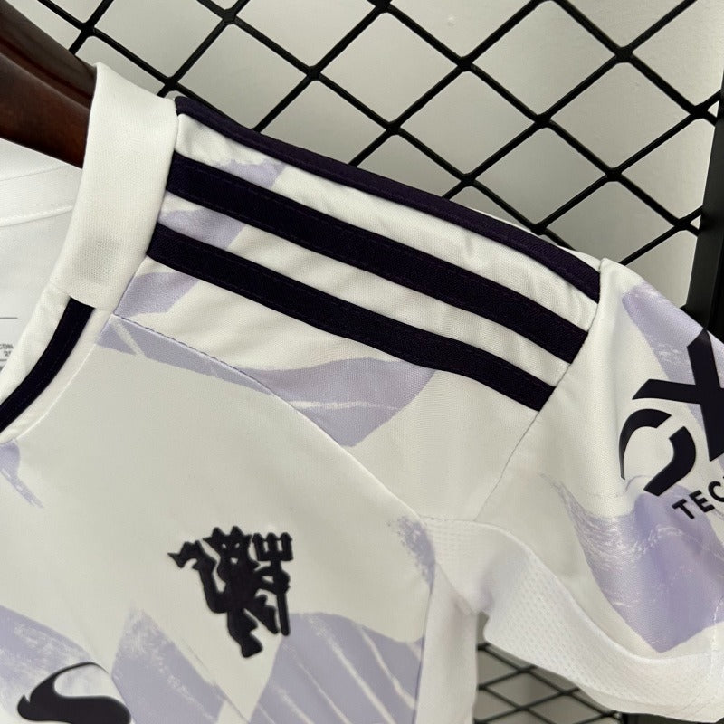 Manchester United Kit Niños Visita 2025/26