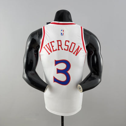 Philadelphia 76ers Allen Iverson "Rookie Season" Blanca