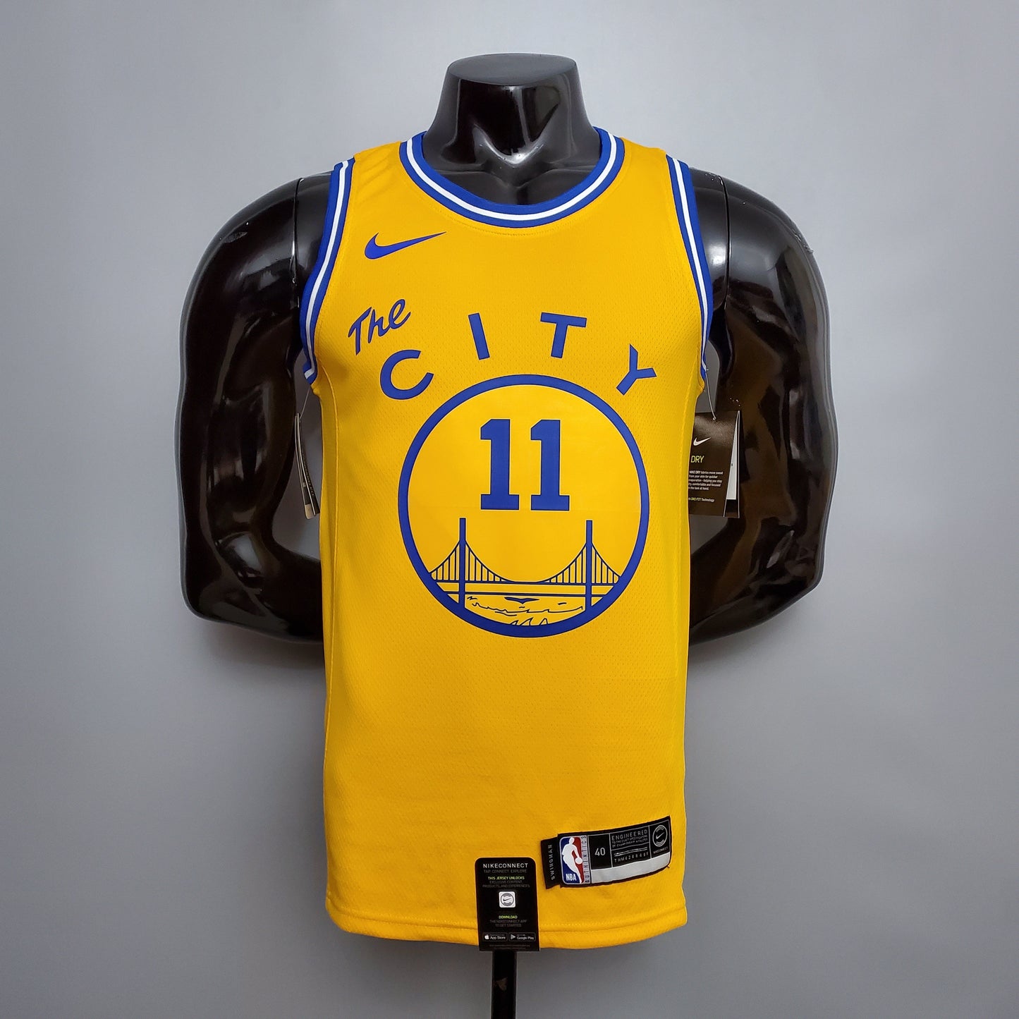 Golden State Warriors The City" Amarilla