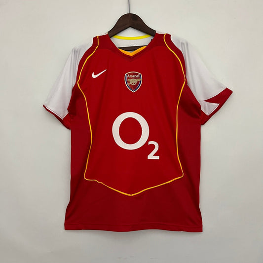 Arsenal Local Retro 2004/05 Versión Fan