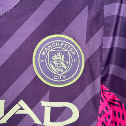 Manchester City Kit Niños Portero Morado 2023/24