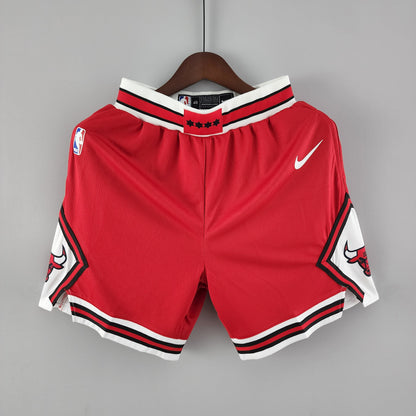 Chicago Bulls Shorts Rojo