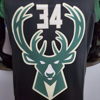 Milwaukee Bucks Camiseta Negra NBA