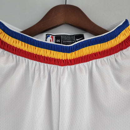 Golden State Warriors Shorts Líneas Tricolor