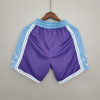 Los Ángeles Lakers City Edition Shorts Morados