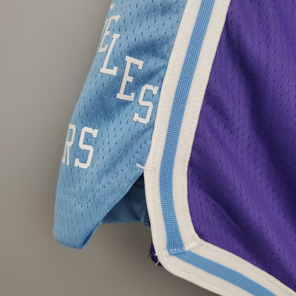 Los Ángeles Lakers City Edition Shorts Morados