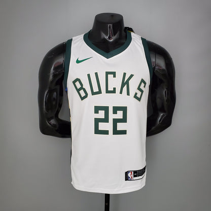 Milwaukee Bucks 2021 Blanco NBA