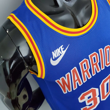 Golden State Warriors Edición Retro Azul NBA 75 Aniversario