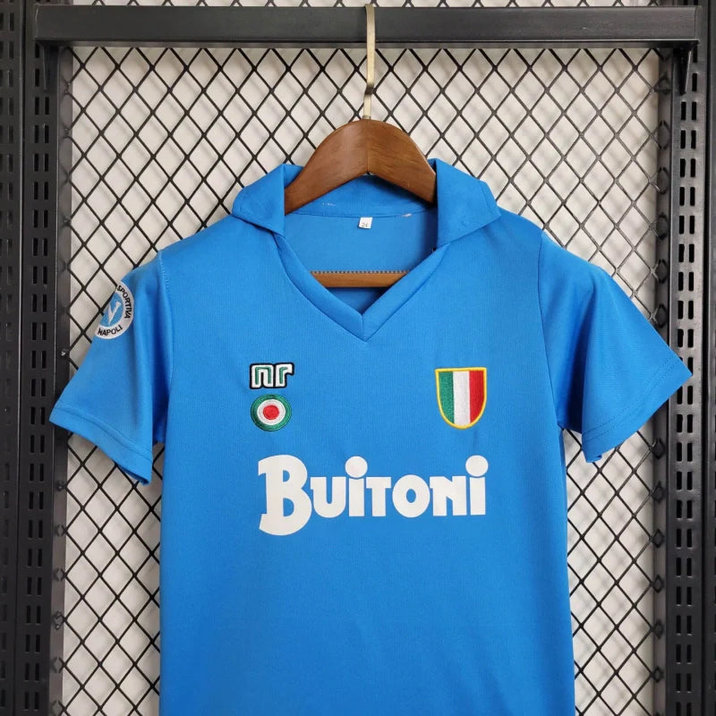 Napoli Retro Kit Niños Local 1987/88