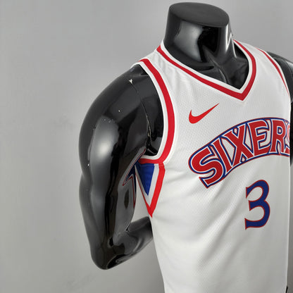 Philadelphia 76ers Allen Iverson "Rookie Season" Blanca