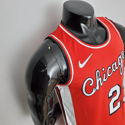 Chicago Bulls City Edition Roja NBA 75 Aniversario