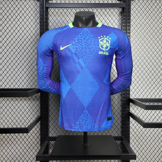 Brasil Visita 2025/26 Manga Larga Versión Jugador
