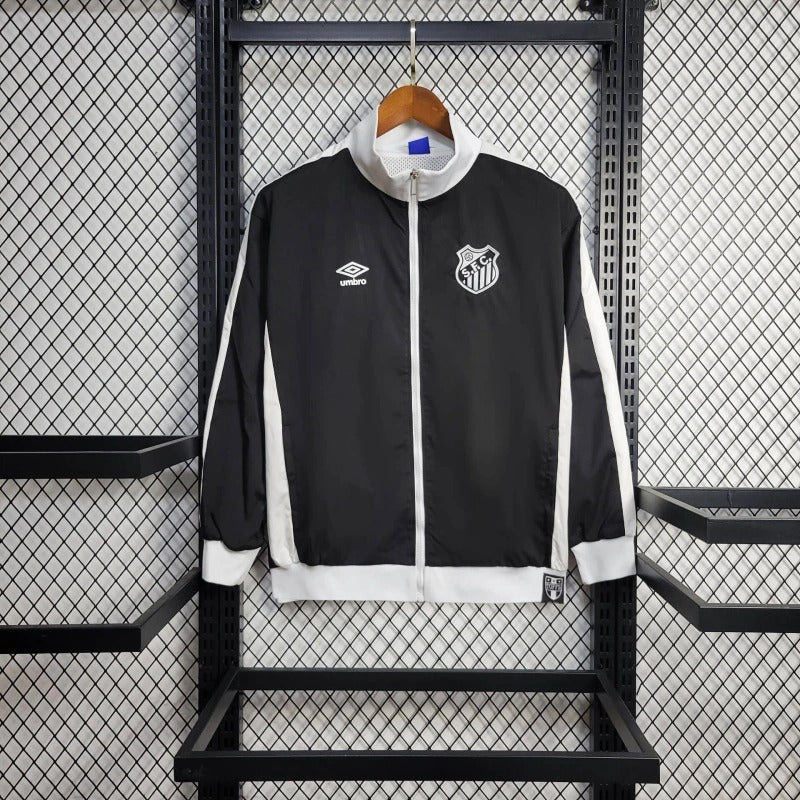 Cortavientos Santos FC Umbro Clásico Blanco/Negro