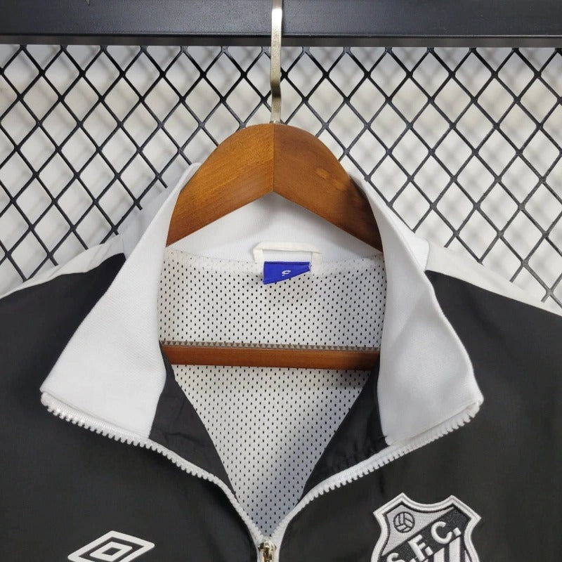 Cortavientos Santos FC Umbro Clásico Blanco/Negro